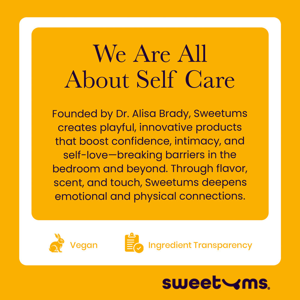 Sweetums Honey Flavored Lip Balm promotes self-care with innovative, playful products that boost confidence and intimacy.