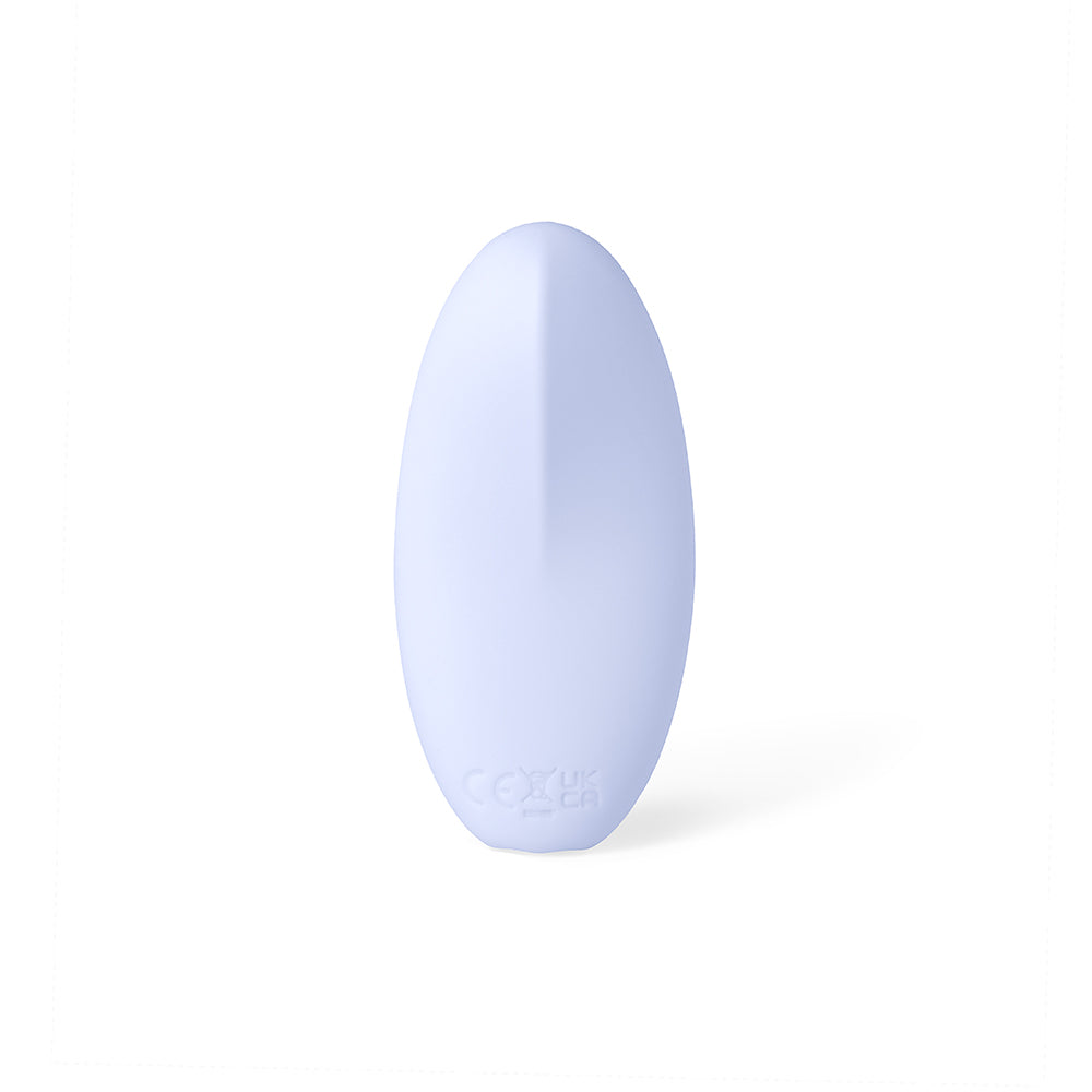 Dame Lay Panty Vibrator With Remote Control in soft lavender color, ergonomic design for discreet stimulation.