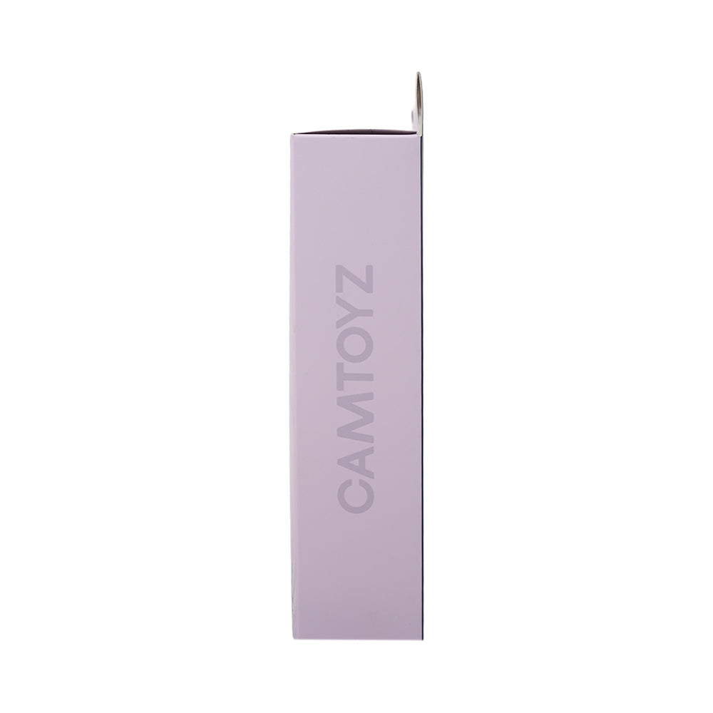 Packaging of the Camtoyz Lotus G-spot Stimulator in a stylish design, showcasing the brand name.