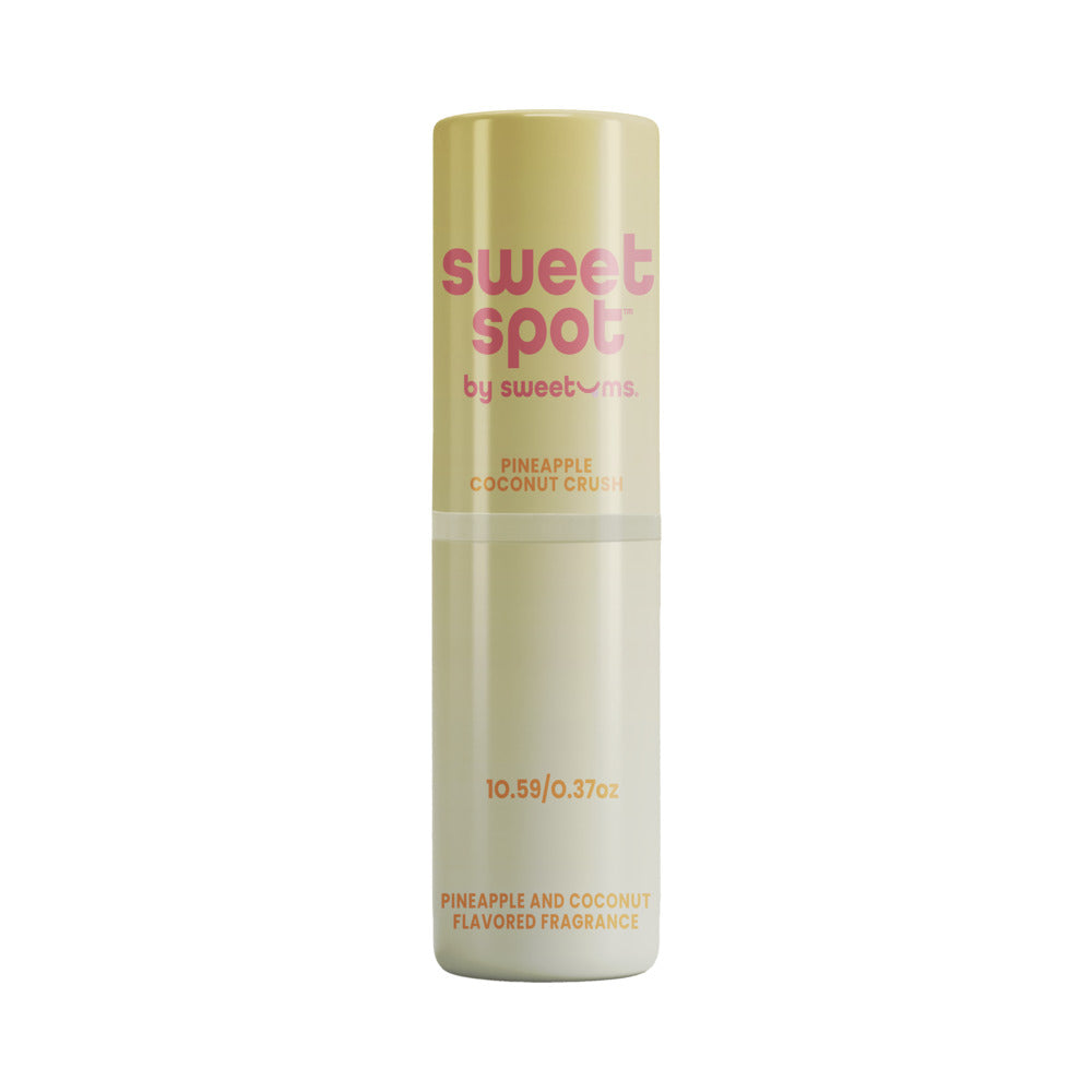 Sweetums Sweet Spot Fragrance Pineapple Coconut Crush edible fragrance stick with tropical scent.