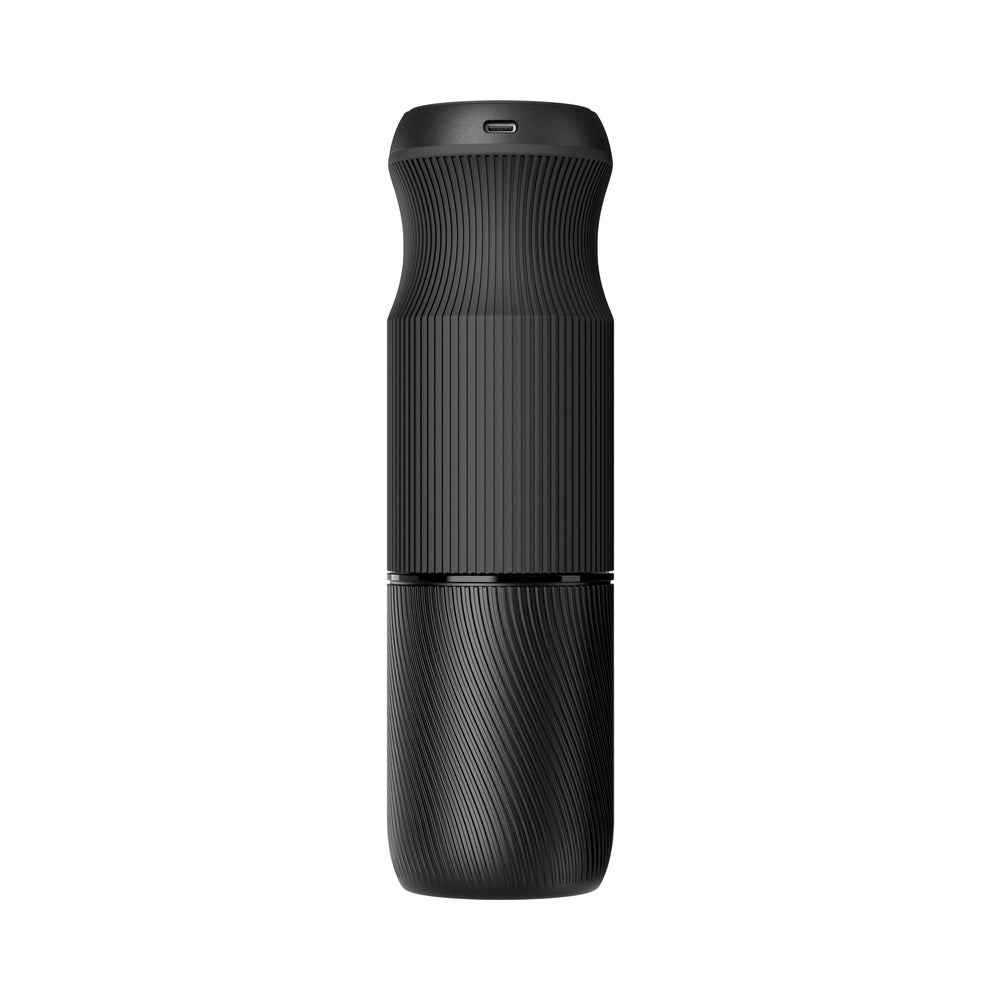 Arcwave Orbit Rechargeable Silicone Rotating Stroker in sleek black design showcasing its ergonomic features.