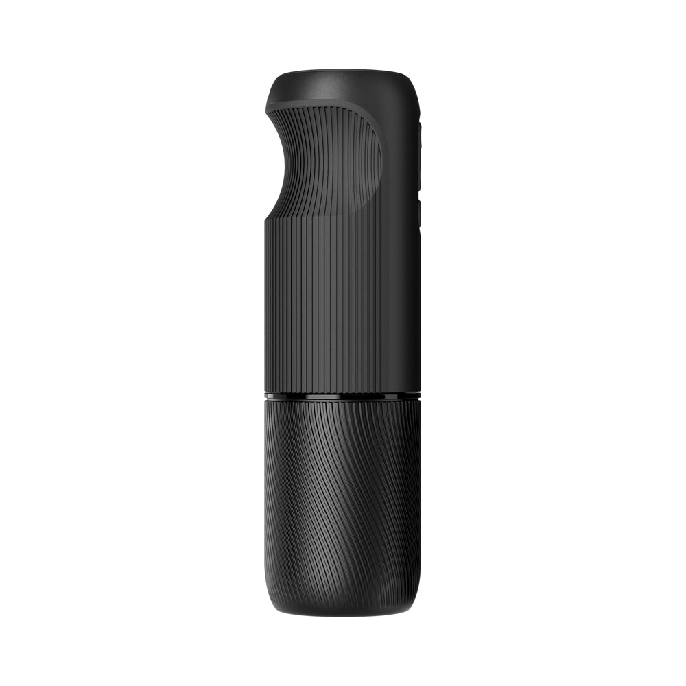 Arcwave Orbit Rechargeable Silicone Rotating Stroker side view, showcasing its sleek design and texture.