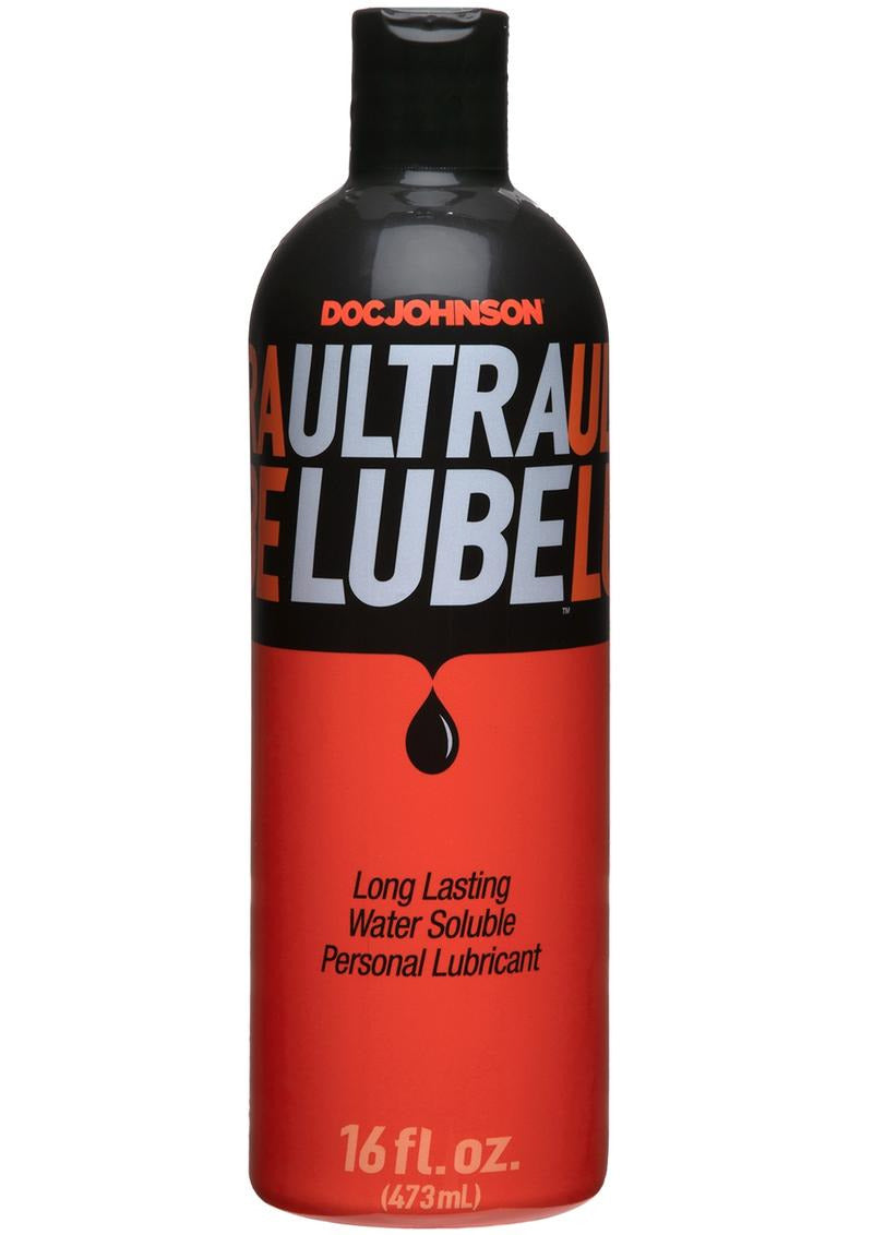 Ultra Lubricant Water Based Lubricant 16 oz bottle by Doc Johnson, long lasting water soluble personal lubricant.