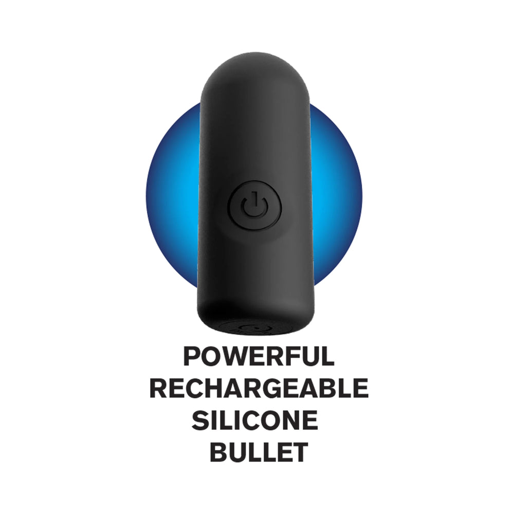 Fantasy X-tensions Vibrating Real Feel Extension 1 inch Light featuring a powerful rechargeable silicone bullet.