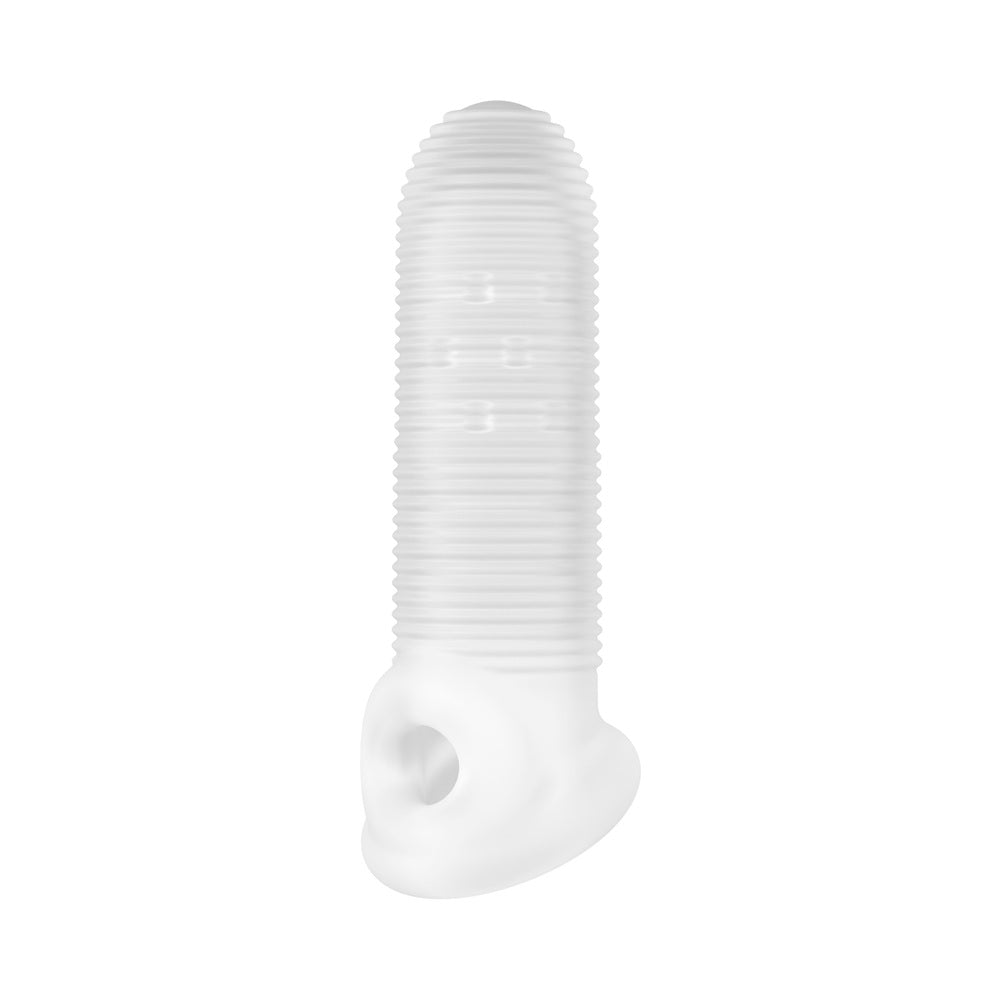 Performance Plus Mercenary Silicone Penis Sheath Small, textured silicone penis sleeve for enhanced size and sensation.