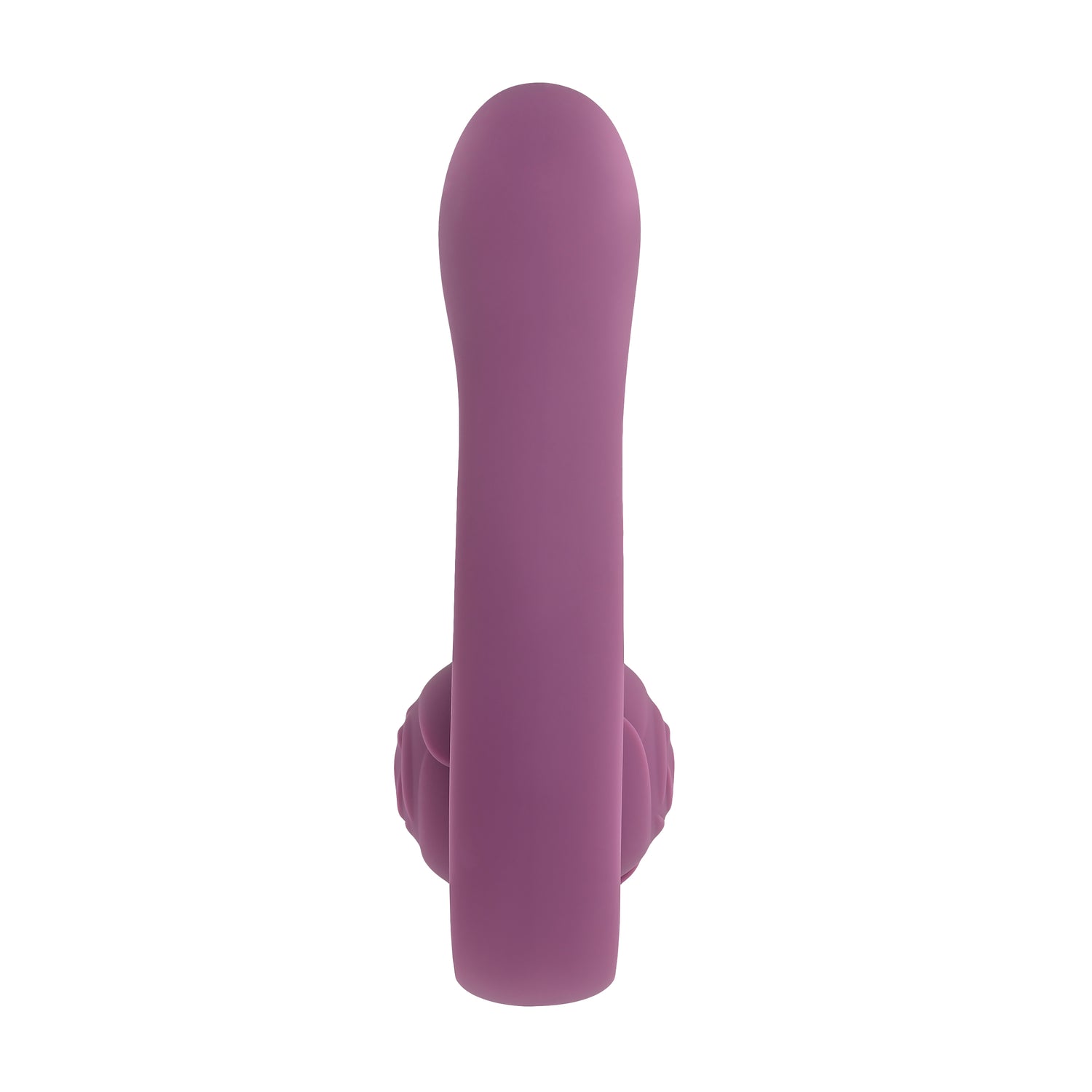 Gender X Poseable You Snail Vibrator Purple with smooth silicone design and textured ball for versatile stimulation.