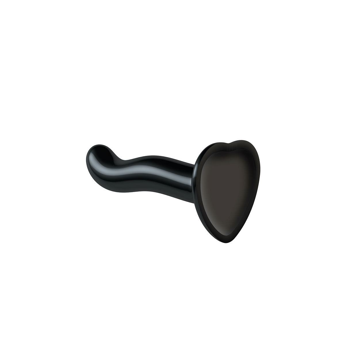 Strap-On-Me P&G Spot Dildo Small Black for targeted G-spot and P-spot stimulation with ergonomic design.