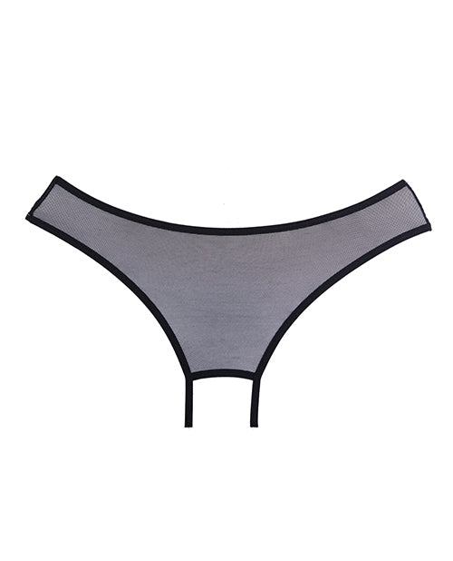 Adore Sheer Teaz Open Panty Black OS