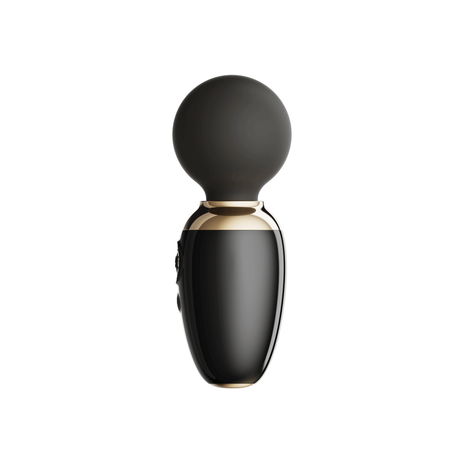ZALO AVA black app-controlled smart wand massager with DirectPower 2.0 technology and heating function, smooth dual-layer silicone head.