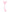 Blue Line Flying V No Nub Feminizer Chastity Cage in pink, designed for male-to-female transformation and chastity play.