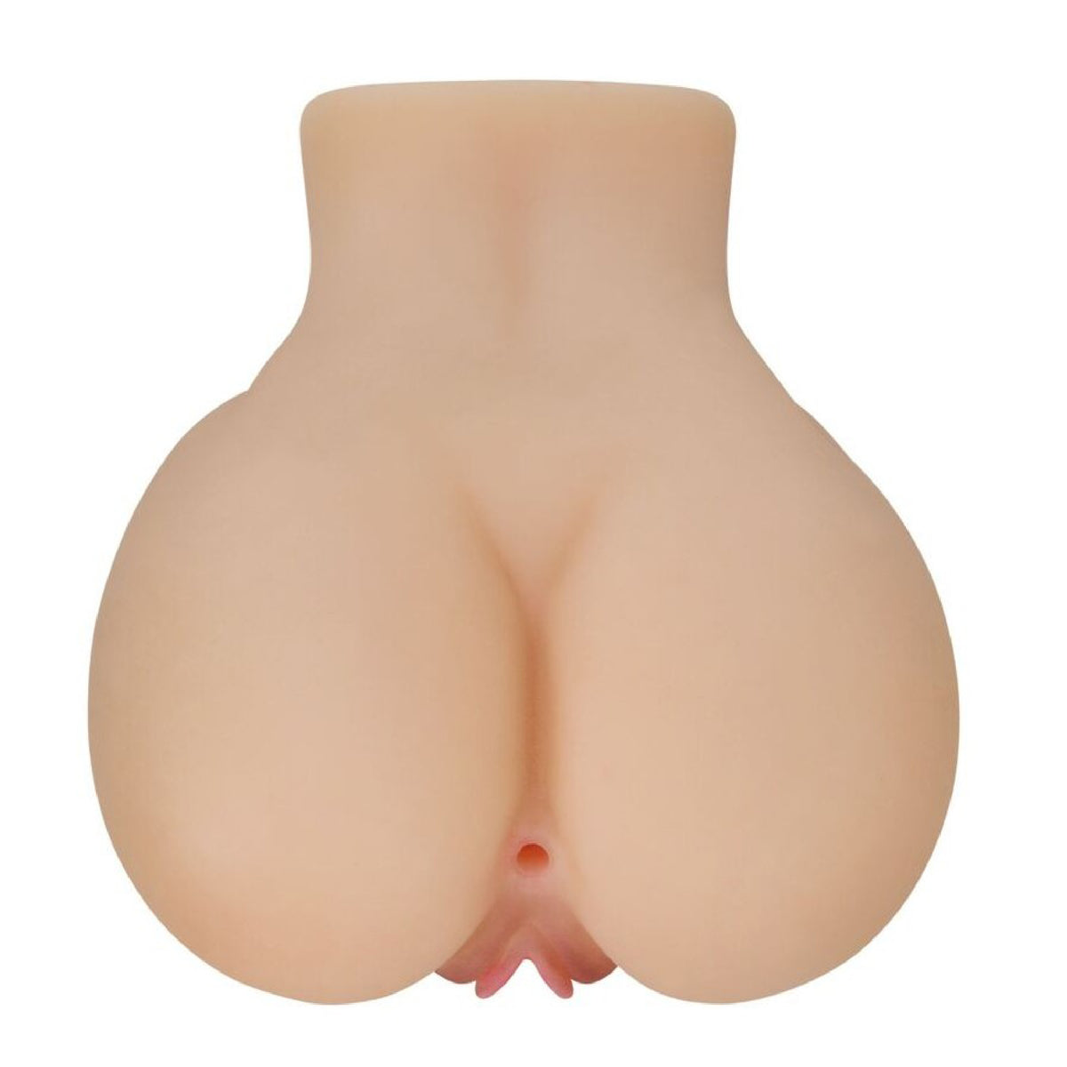 Kylie Realistic Vagina and Ass Vibrating Masturbator Light with lifelike entry points and textured channels.