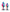 b-Vibe Rainbow Bling 2 Piece Anal Training Set - Image 2
