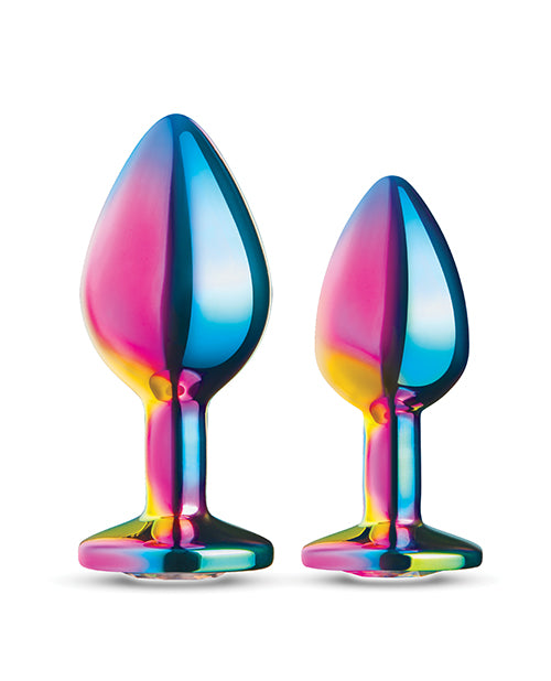 b-Vibe Rainbow Bling 2 Piece Anal Training Set - Image 2