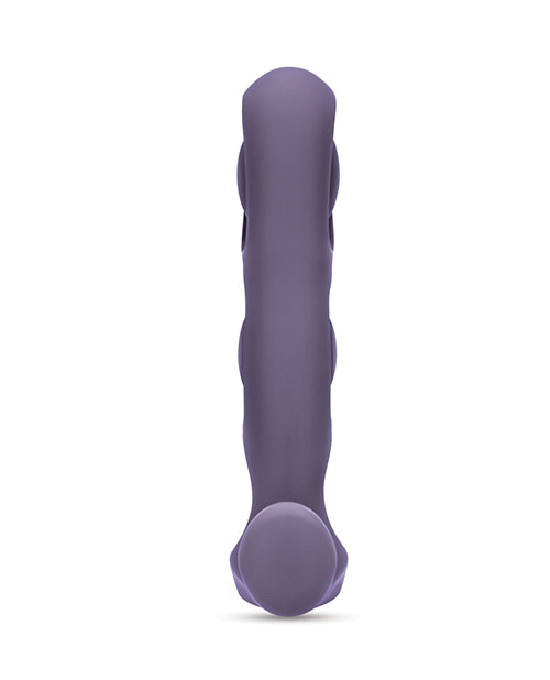Bodywand Tri-Pulse P-Spot Vibe in purple, designed for targeted prostate stimulation.