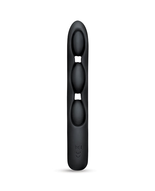Bodywand Tri-Vibe Triple Motor Bullet Vibrator with three flexible vibration points in a sleek black design.