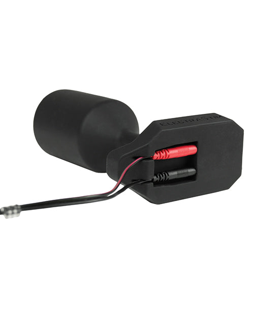 Electrastim Silicone Electro Butt Plug Black