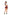 Model showcasing the Dreamgirl Homeroom Hottie Schoolgirl Costume Set White Red with plaid mini skirt and crop top.