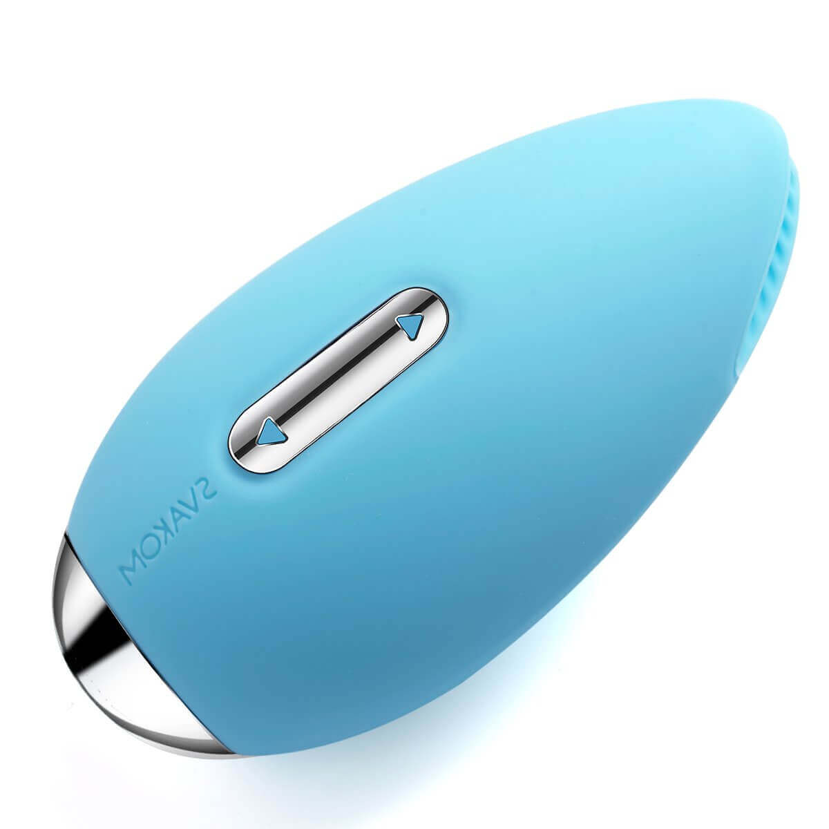 SVAKOM SVAKOM Candy 3-function Rechargeable Silicone Massager with Moving Lips Pale Blue at $49.99