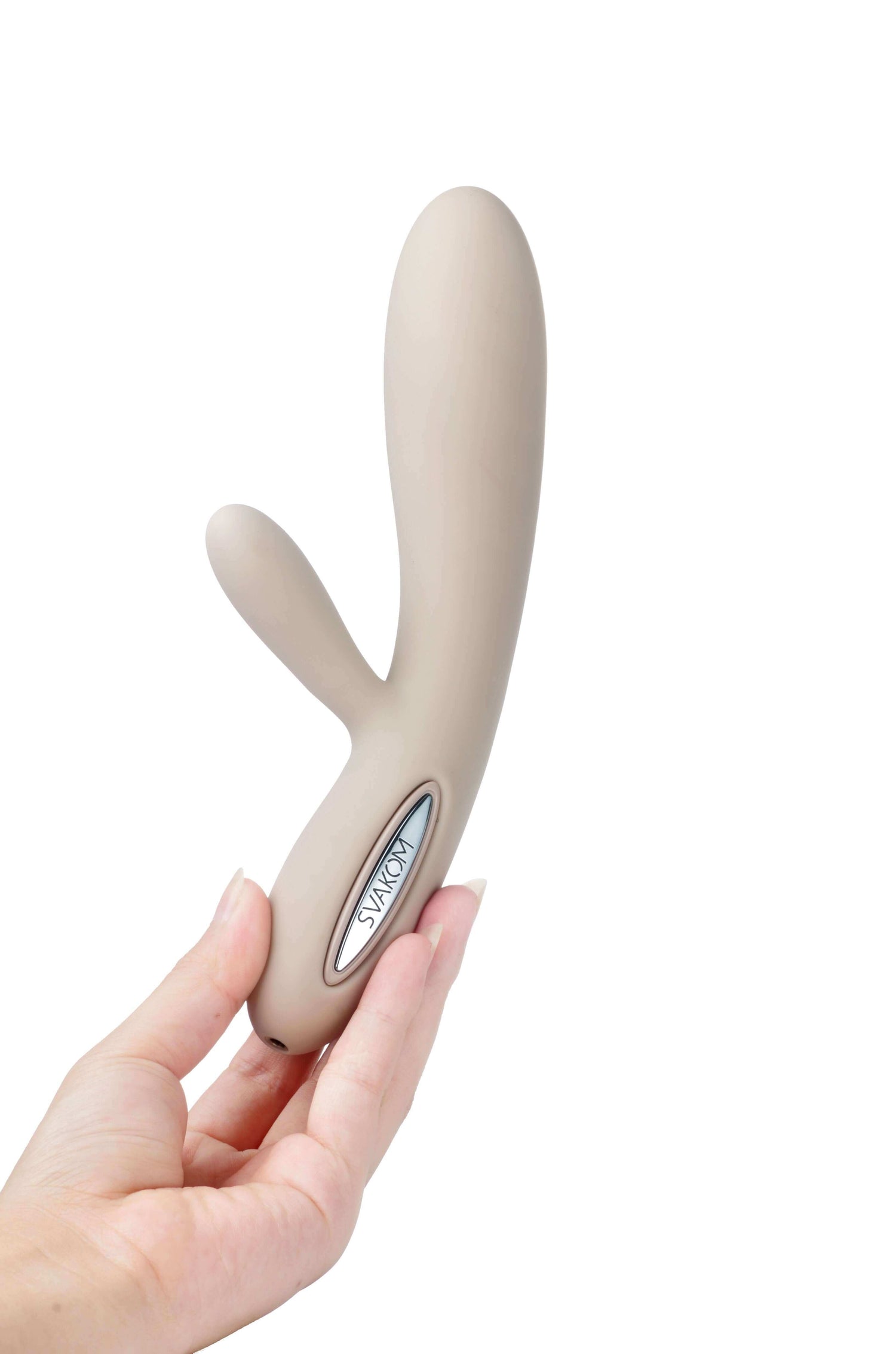 SVAKOM SVAKOM Lester Rechargeable Warming Rabbit Vibe Khaki at $64.99