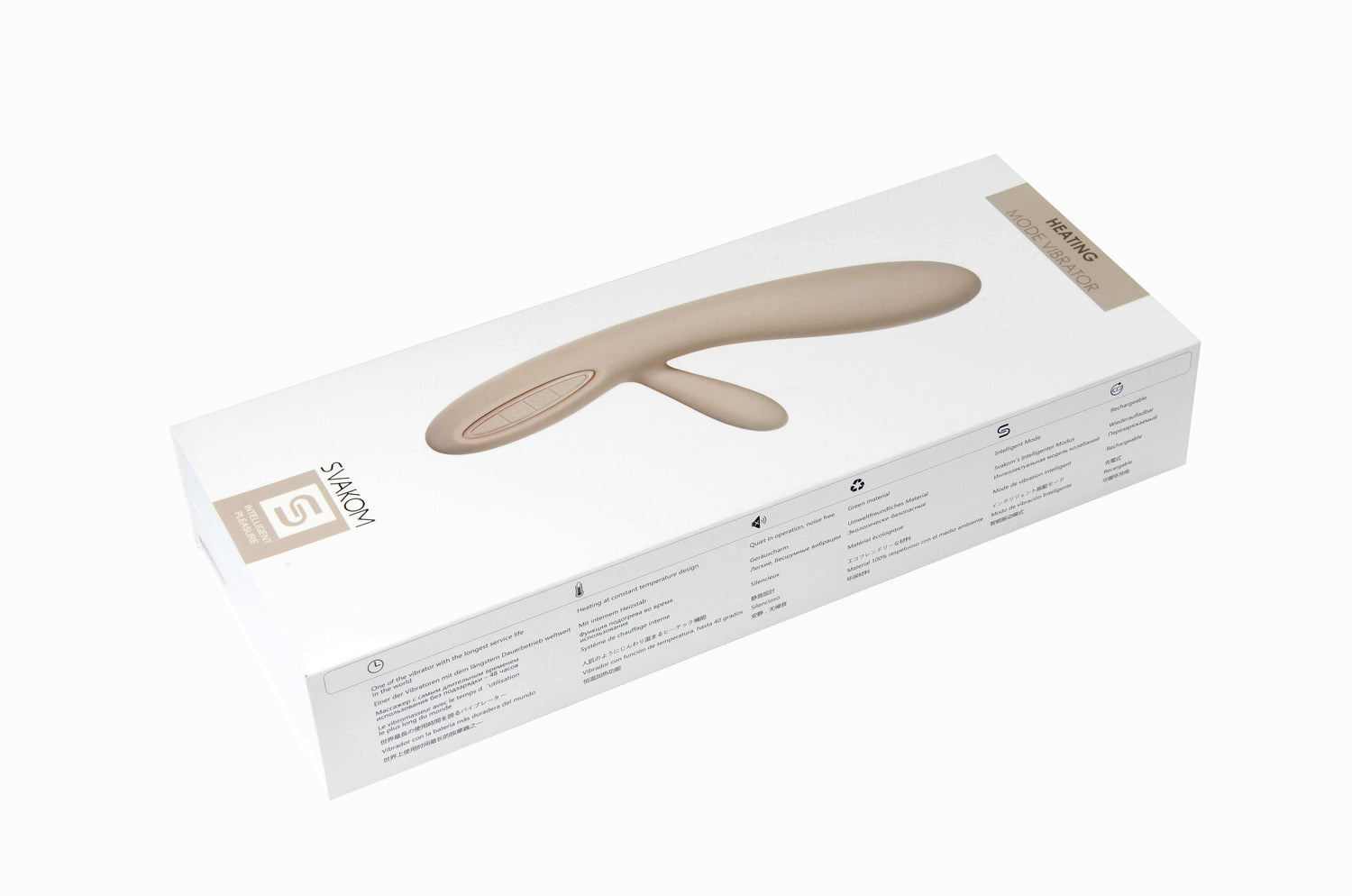 SVAKOM SVAKOM Lester Rechargeable Warming Rabbit Vibe Khaki at $64.99