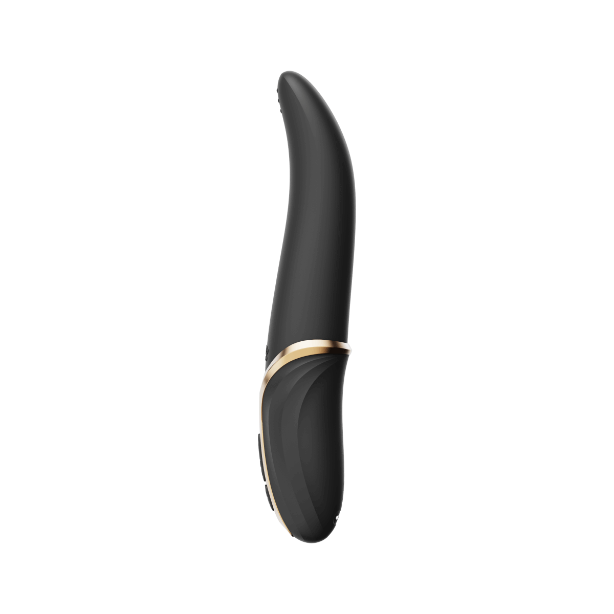 ZALO Aurora Series EVE Oral Simulator Vibrator in black, featuring dual motors and heating function for enhanced pleasure.
