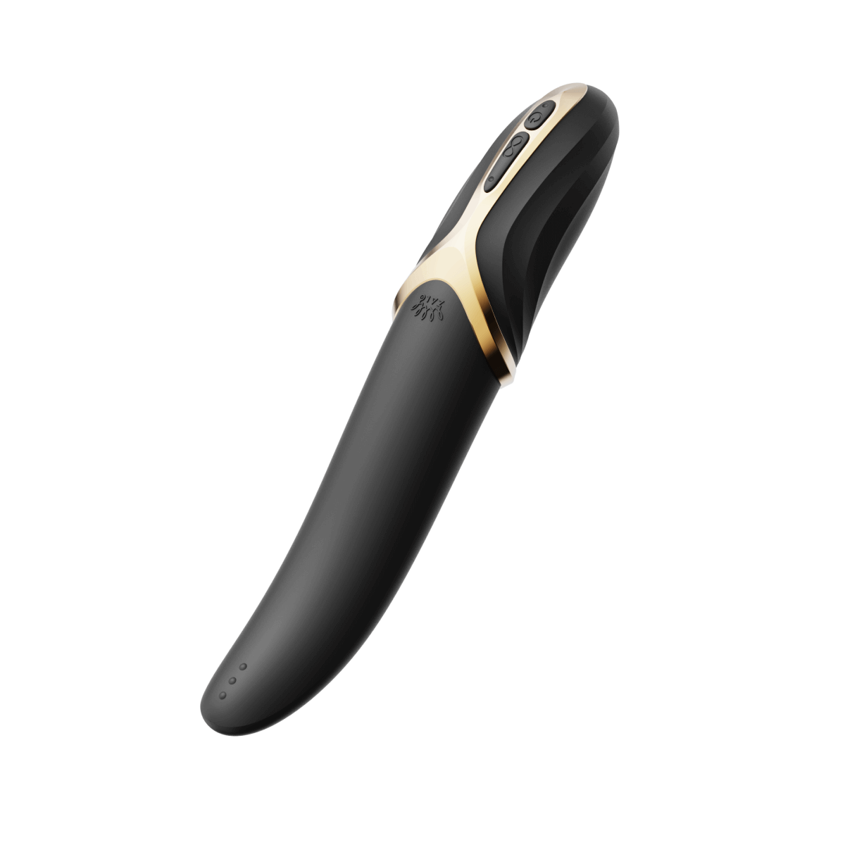 ZALO Aurora Series EVE Oral Simulator Vibrator Black with Dual Motors and Heating Function