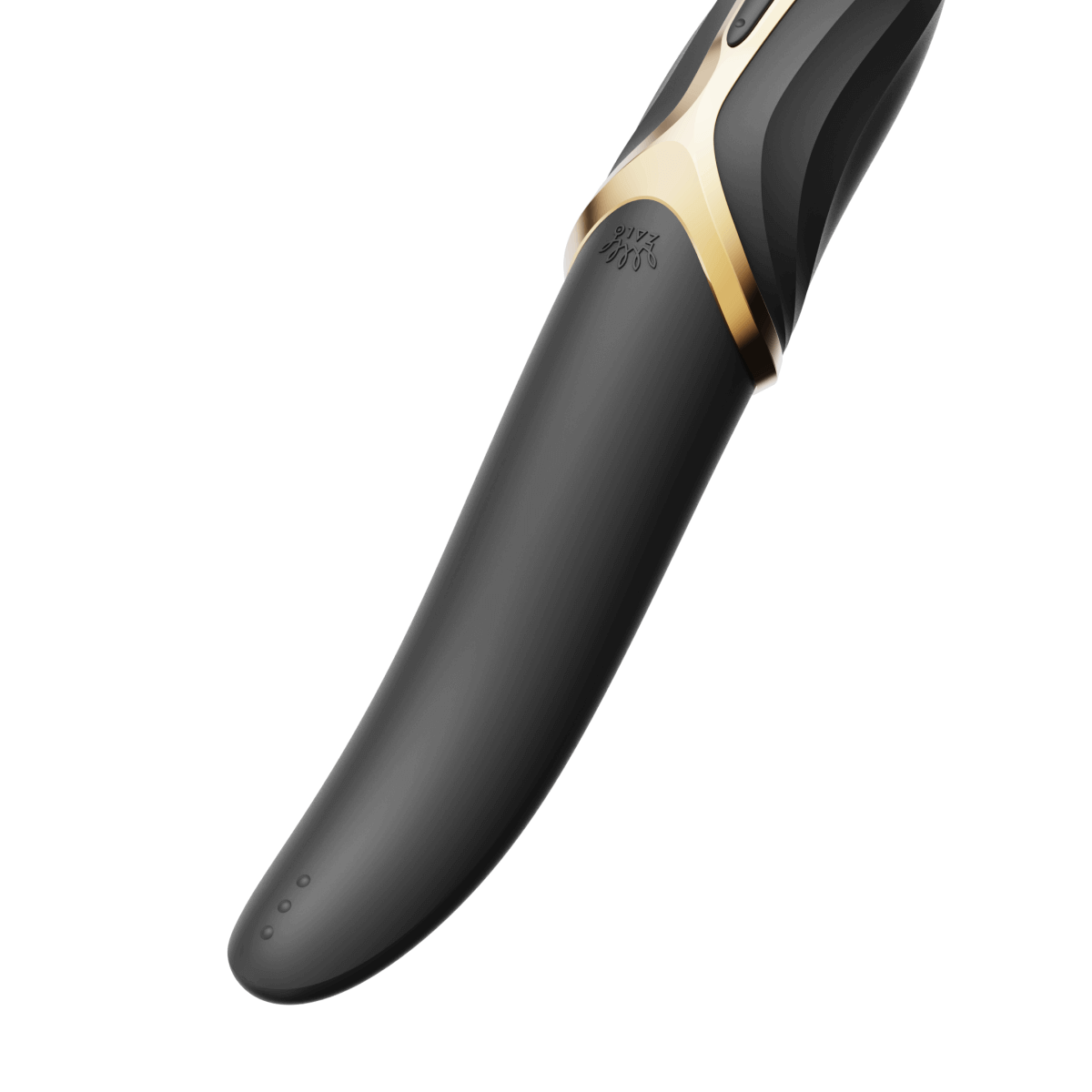 ZALO EVE Oral Simulator Vibrator in Black with Dual Motors and Heating Function from Aurora Series