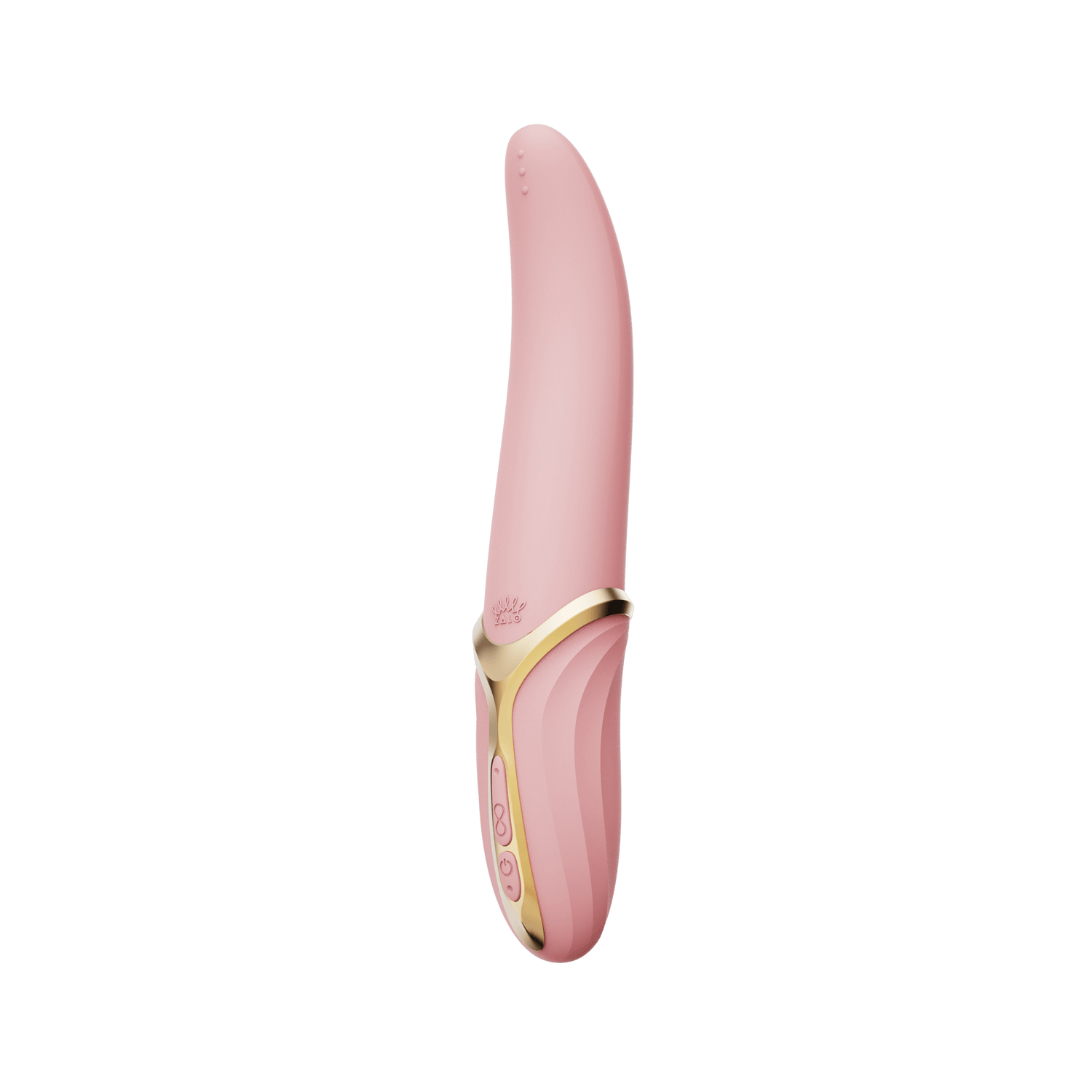 ZALO Aurora Series EVE Oral Simulator Vibrator Pink with dual motors and heating function in sleek design