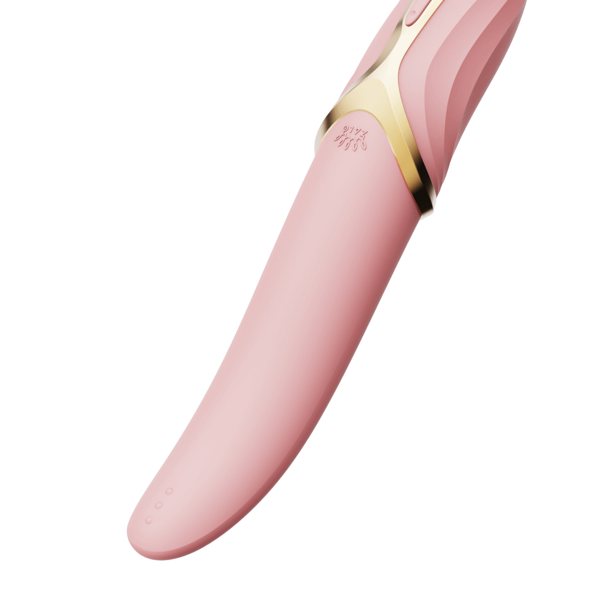 ZALO Aurora Series EVE Oral Pleasure Simulator Vibrator Pink with Dual Motors and Heating Function