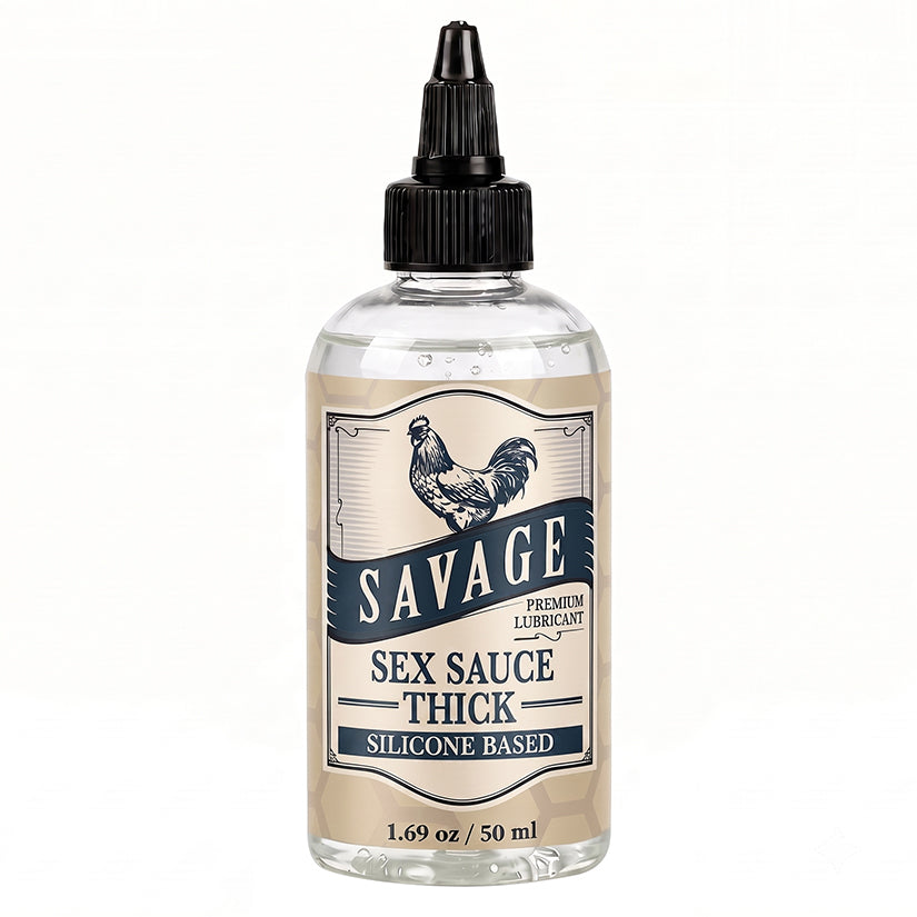 Savage Sex Sauce Thick Silicone Based Lubricant 1.69 Oz