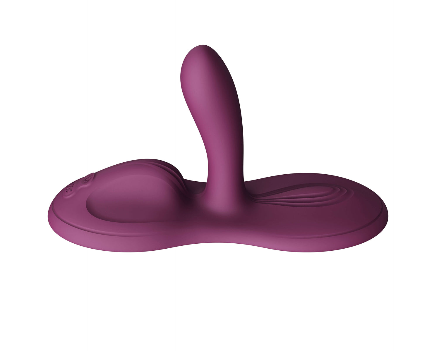 ZALO Flora Velvet Purple Smart Vibrating Pad with eight motors for clitoral, vaginal, and anal stimulation.