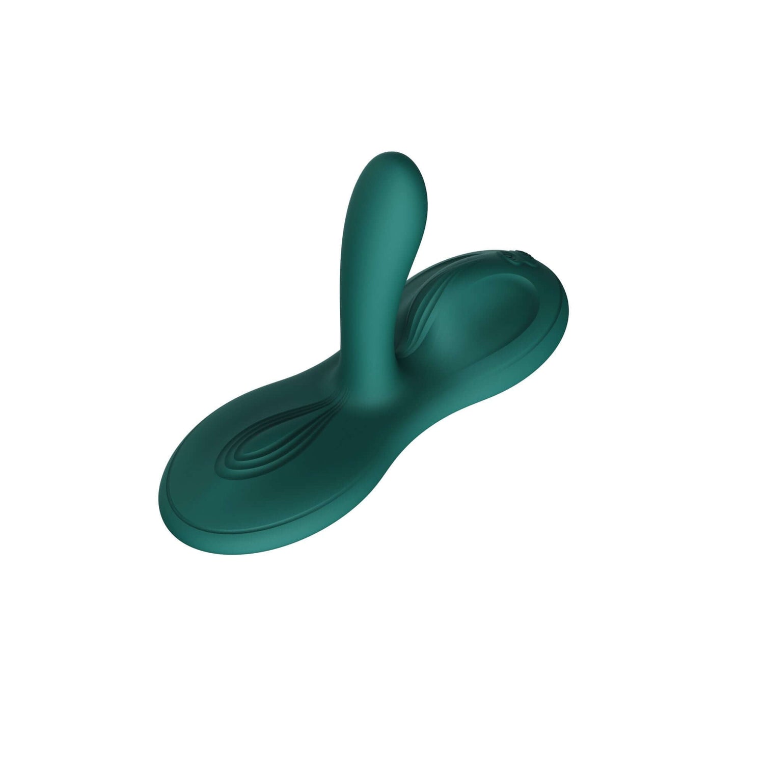 Turquoise ZALO Flora Smart Vibrating Pad for female stimulation with high-quality, body-safe design and powerful thrusting motors.