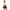 Fantasy Lingerie Play Be My Guest French Maid Costume Black model showcasing the elegant and playful design from the back.