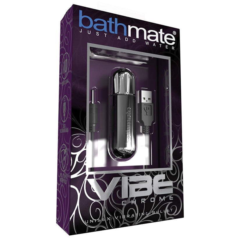 Bathmate Vibe Bullet Vibrator Chrome