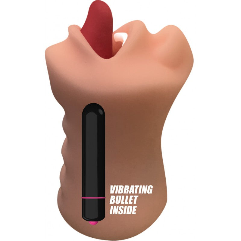 Skinsations Hum Job Mouth Masturbator with Power Bullet - Image 2