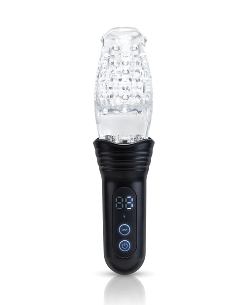 He-Vibe The Original Gluk Gulk Automatic Masturbator featuring a textured sleeve and intuitive controls.