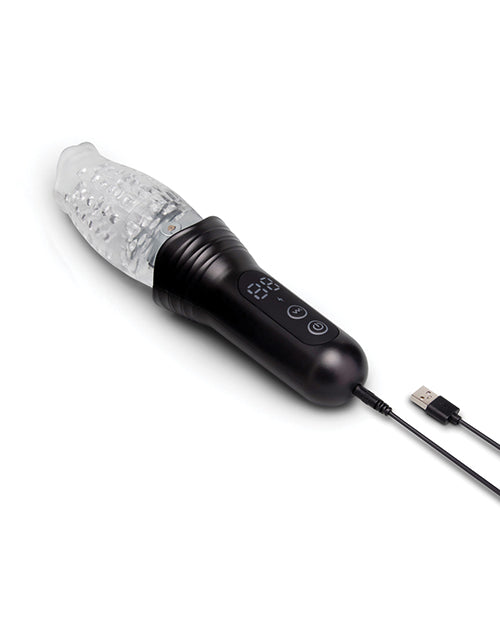 He-Vibe The Original Gluk Gulk Automatic Masturbator with textured sleeve and controls.