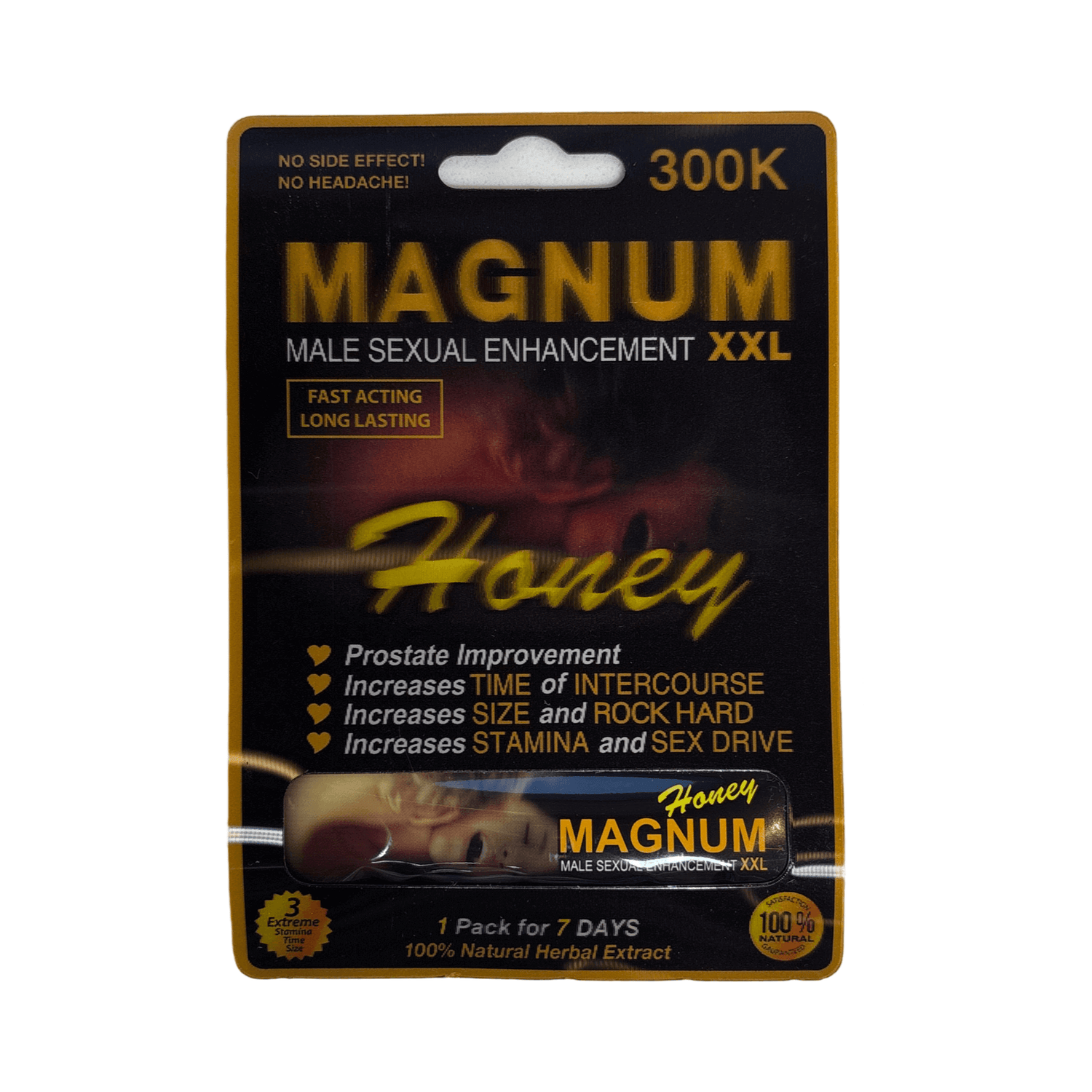 300K Magnum XXL Herbal Vitality Honey 3 Pack with male enhancement benefits and natural herbal extracts.
