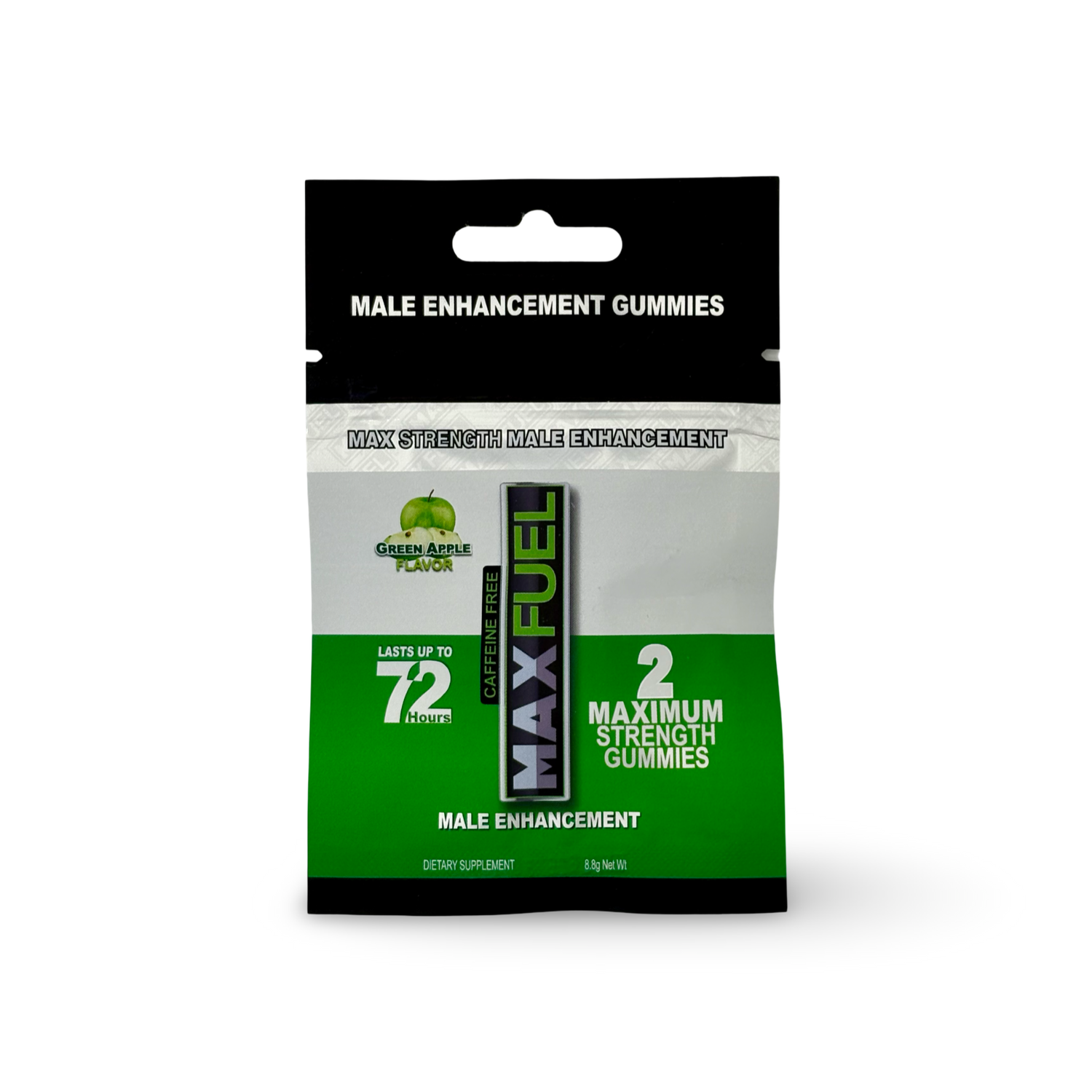 MaxFuel Green Apple Male Vitality Gummies – 3 Pack | Fast-Acting