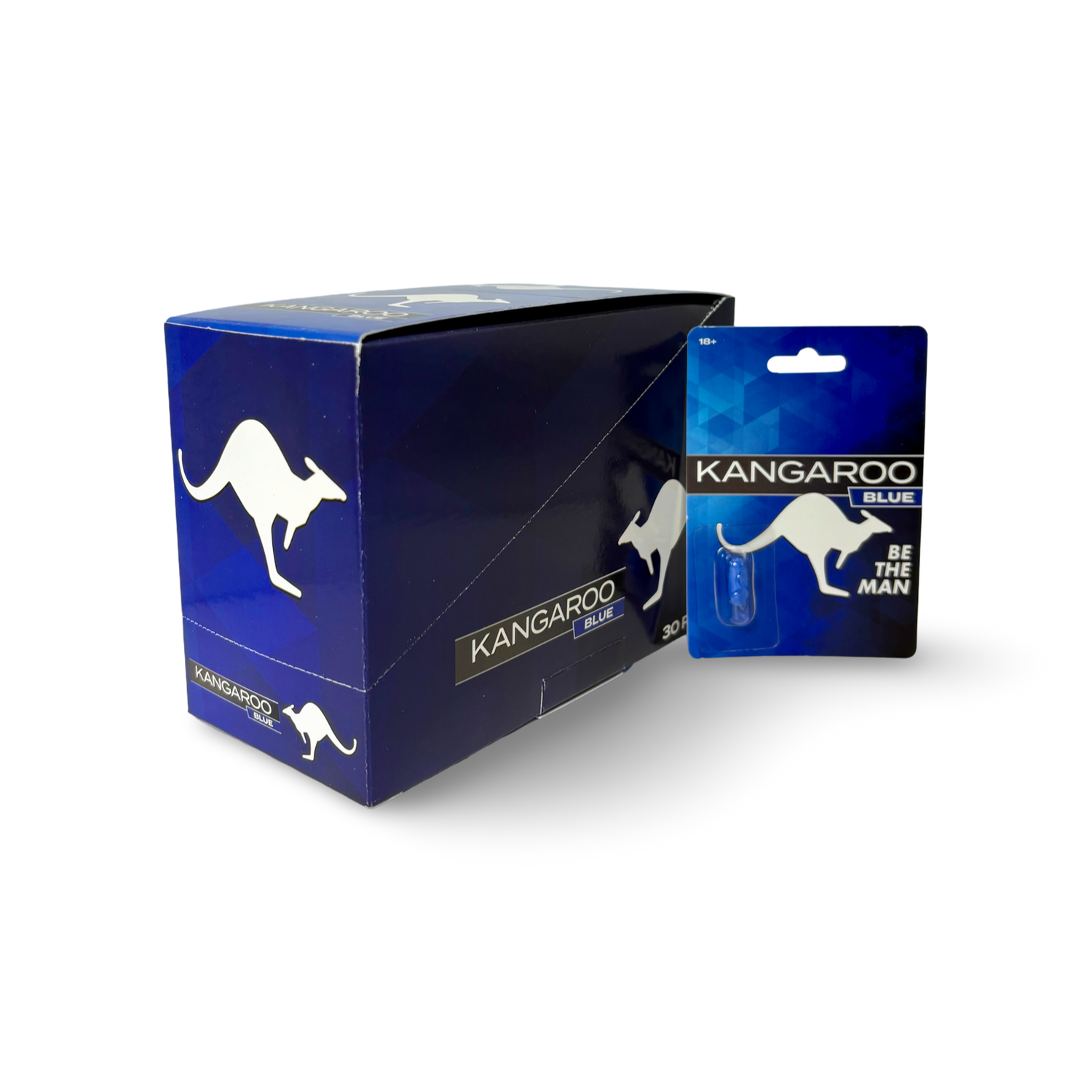 Kangaroo Blue Limited Edition 30 Capsules Display