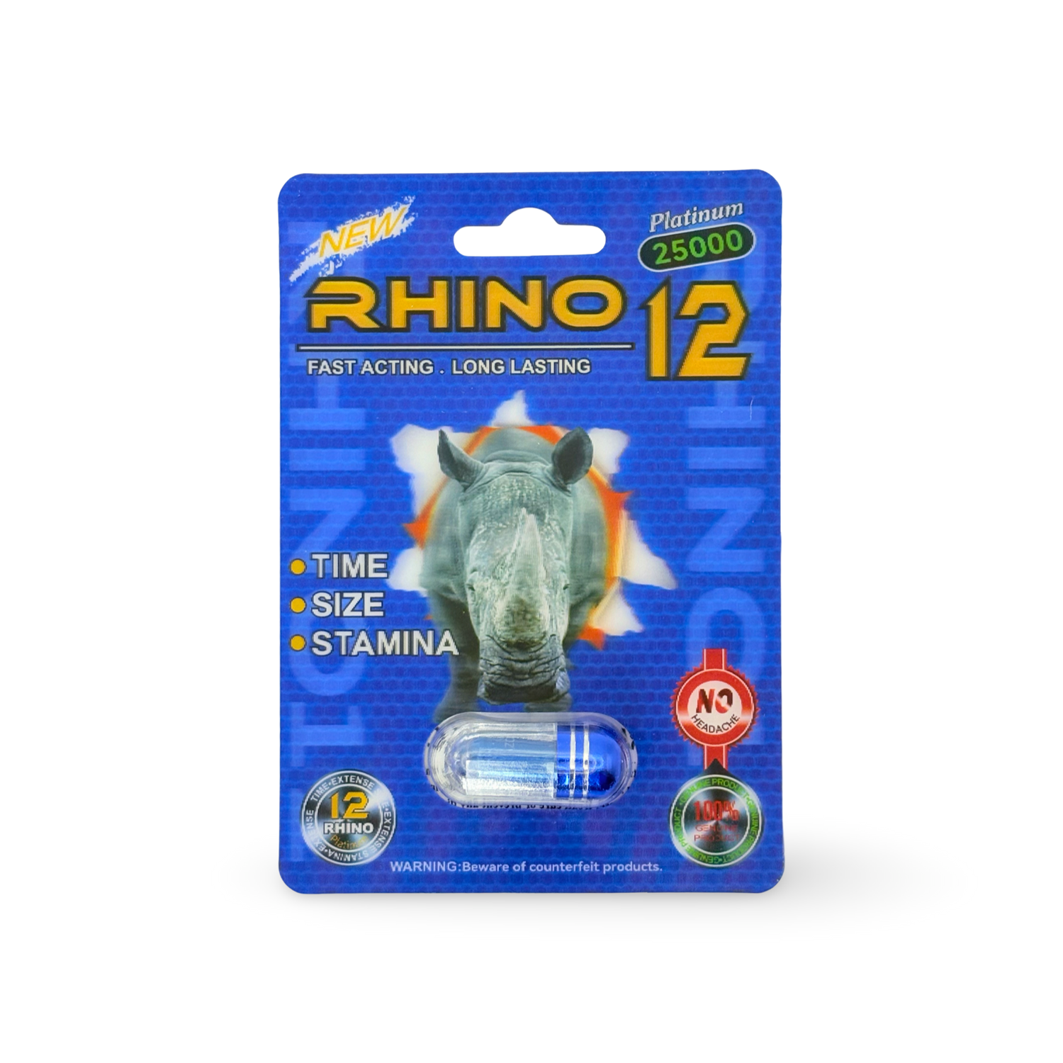 Rhino 12 Platinum 25000 – 24 Capsules Display