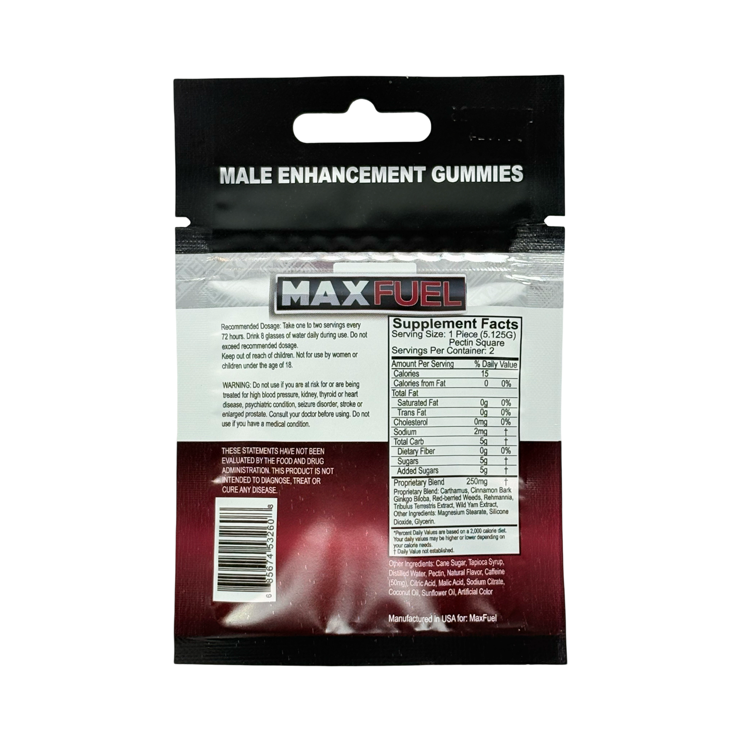 MaxFuel Wild Berry Male Enhancement Gummy
