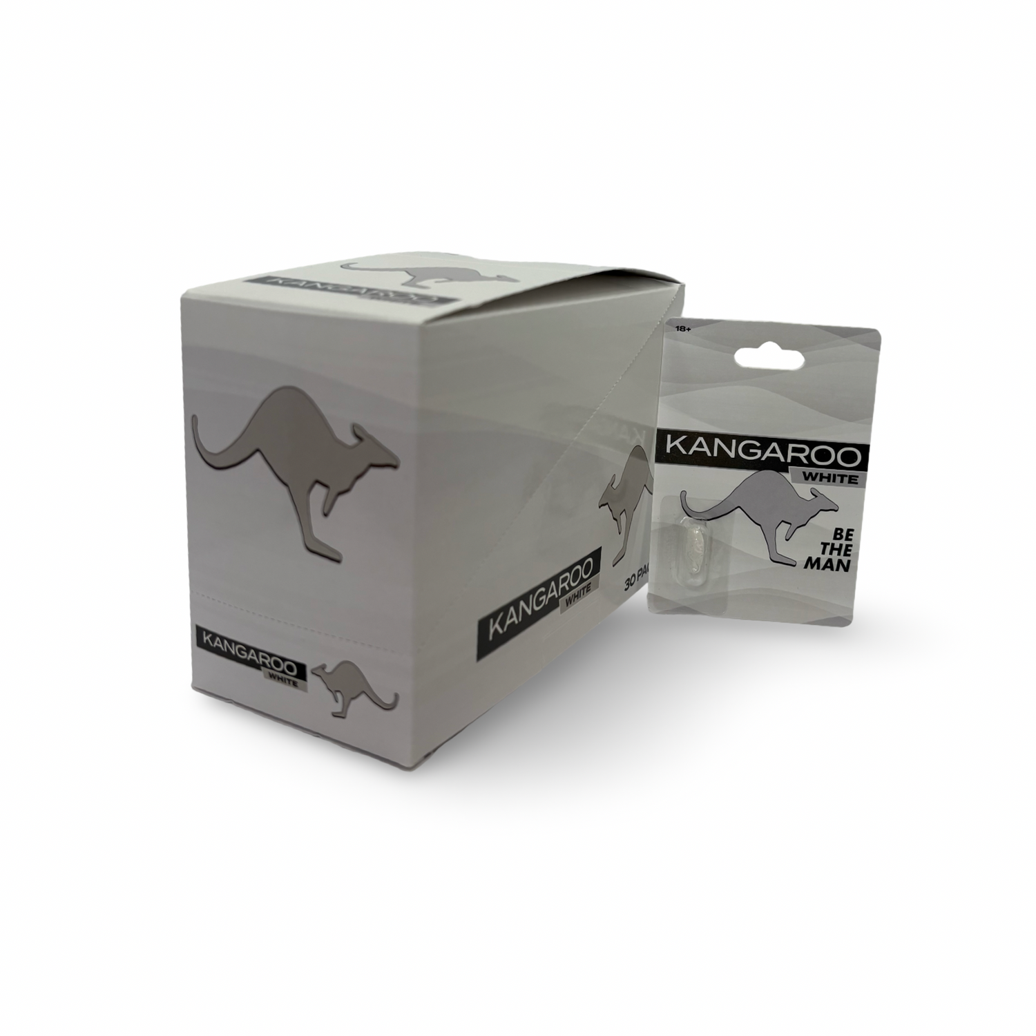 Kangaroo Extra Strong White – Male Vitality Supplement (1 Tablet / 30 Pc Display)
