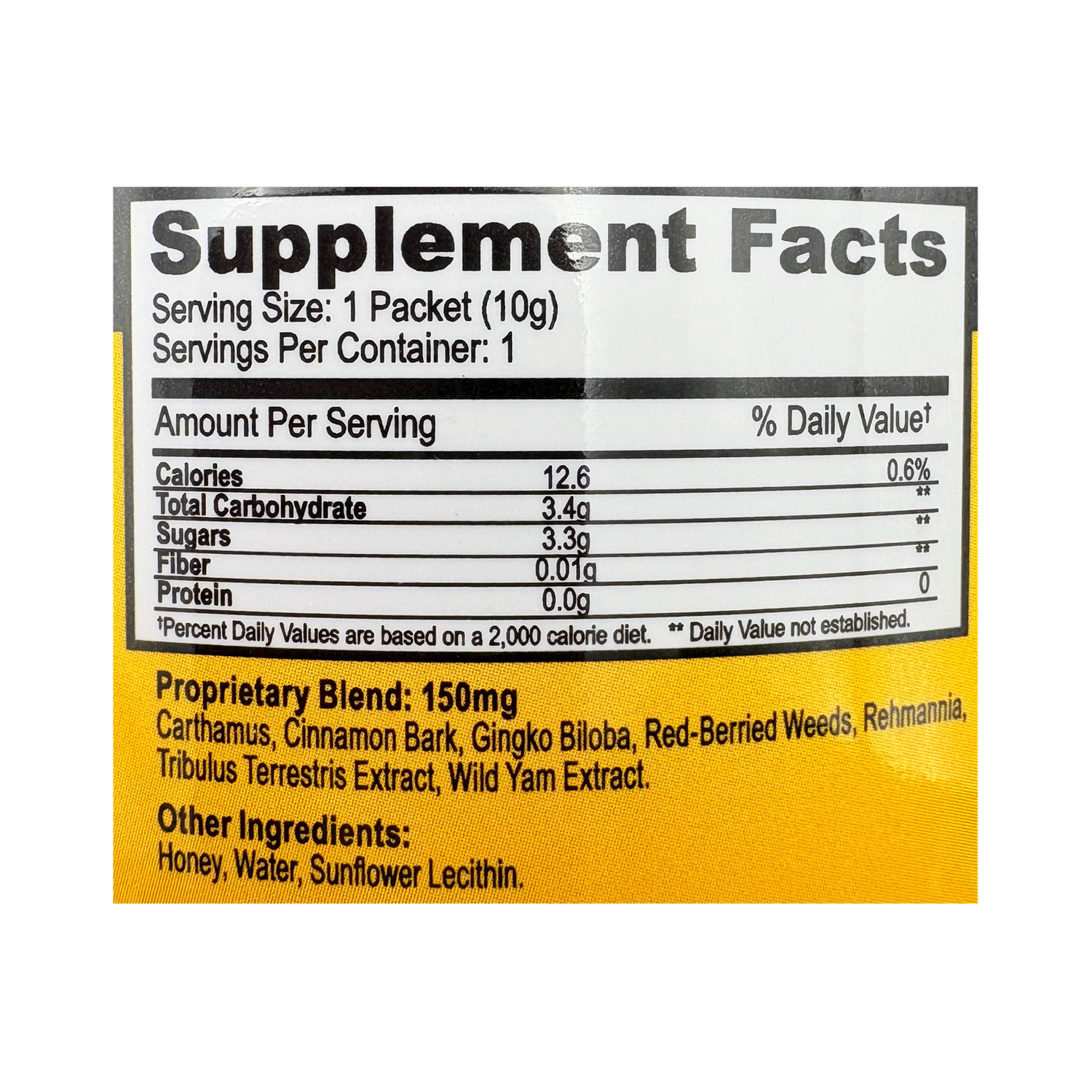 MaxFuel Honey – Wildflower Honey Vitality Supplement for Men (24 Sachet Display)