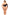 Pink Lipstick Dollar Sign Bodysuit Queen Size Black showcasing asymmetrical style and open hole pattern from the back.