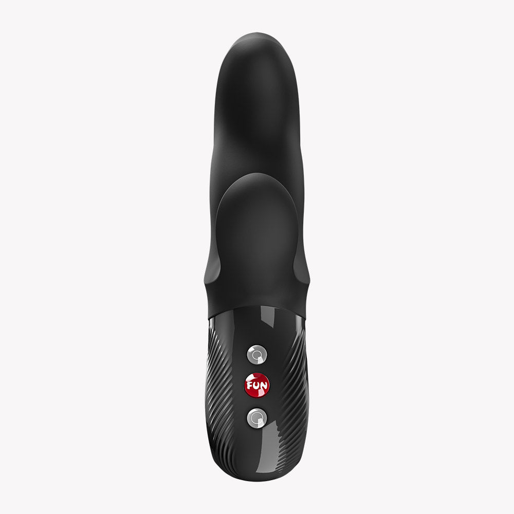 Fun Factory Miss Bi Rabbit Vibrator Black, designed for G-spot and clitoral stimulation, sleek and modern design.