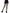 Leg Avenue Doll Net Tights One Size Black detailed view showcasing stylish net pattern and high heels.