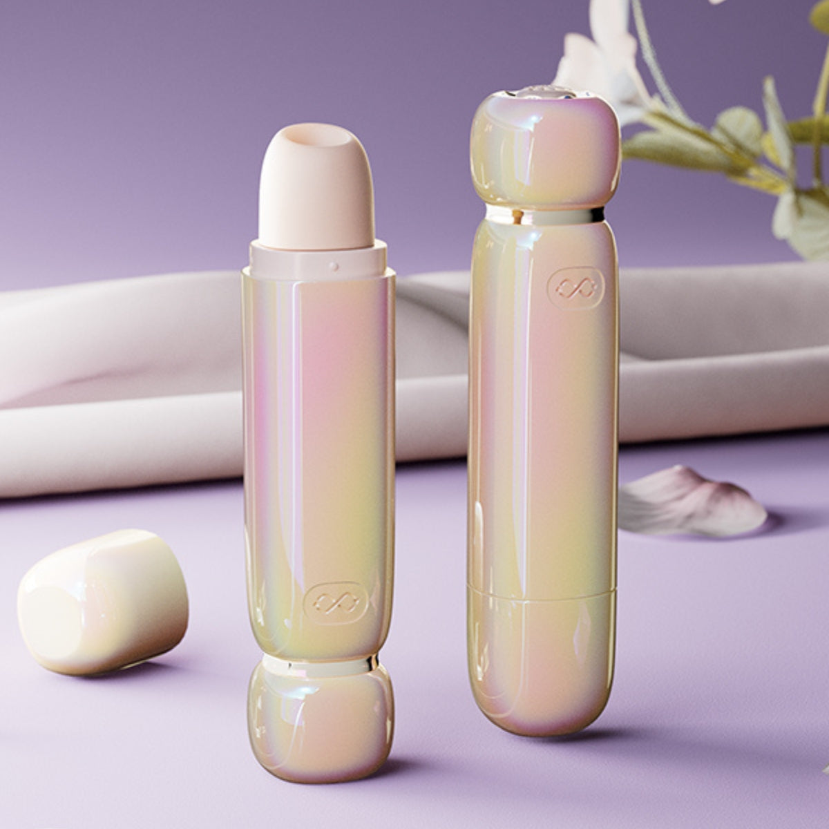 ZALO Lia Suction Massager Floral White