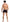 Male Power Butt-ler Men's Bedroom Costume Black L/XL on model showcasing the back view with cuffs and bow tie.