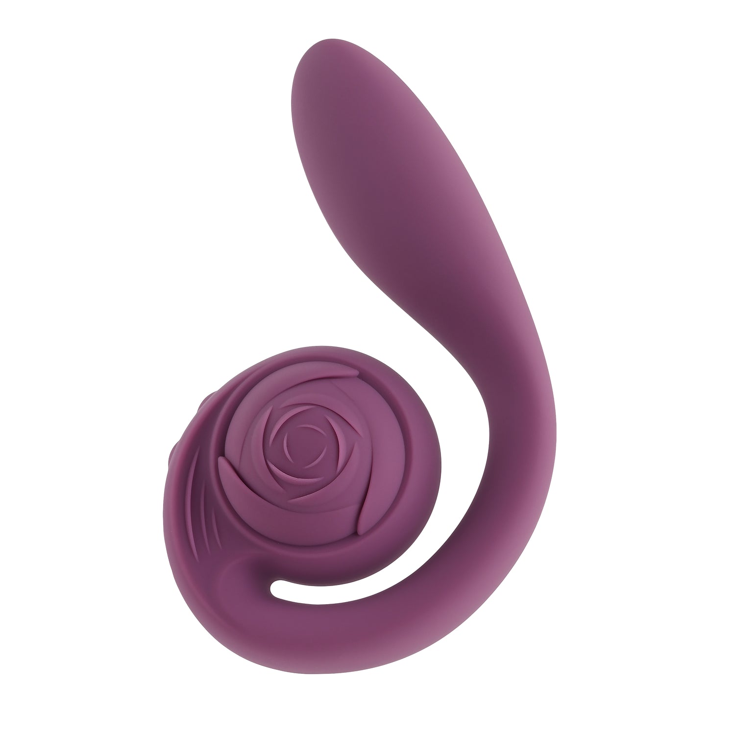 Gender X Poseable You Snail Vibrator Purple showcasing its unique snail design and smooth silicone texture.